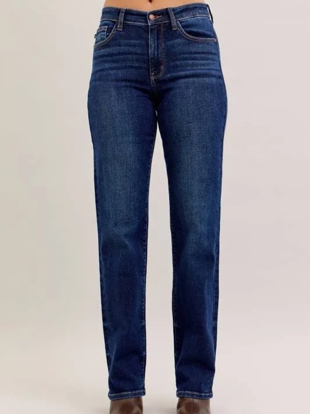Judy Blue Dark Indigo High Rise Straight Leg Jeans size 0/24